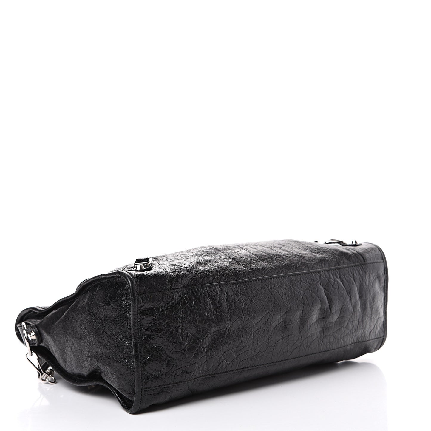 Agneau Classic Silver Hardware City Black