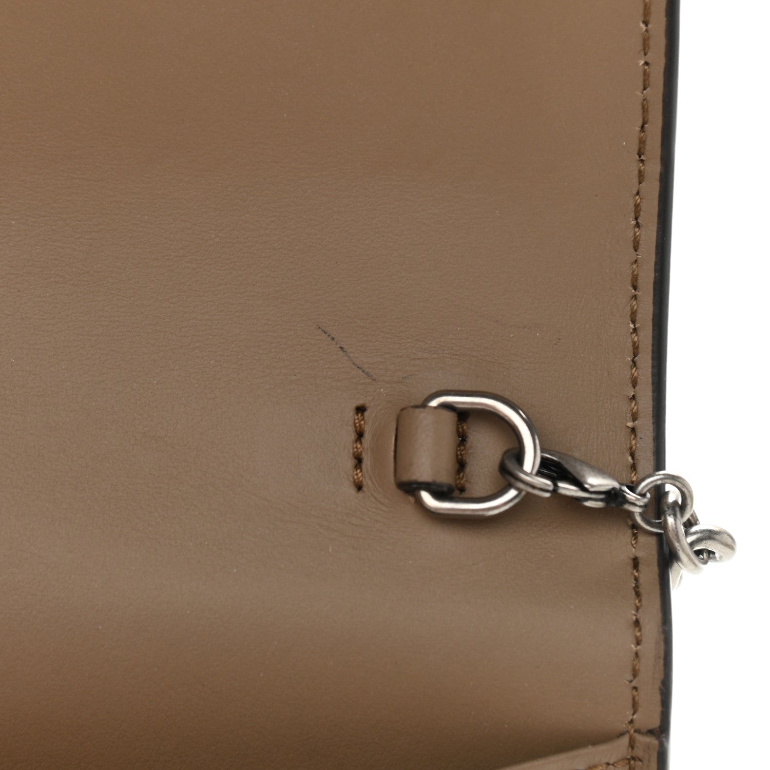 Gucci GG Supreme Monogram Mini Dionysus Chain Wallet Beige Black 11 of 12