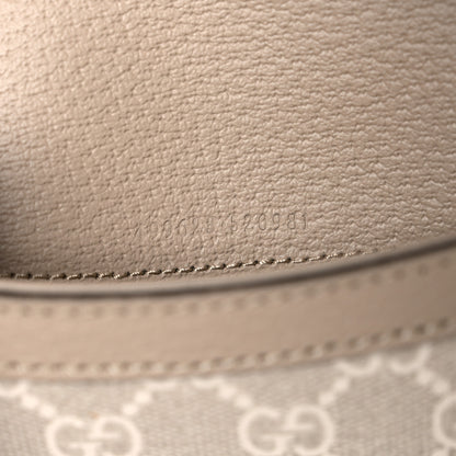 Gucci GG Supreme Monogram Textured Dollar Calfskin Small Rectangular Dionysus Shoulder Bag Beige Mystic White Oatmeal 7 of 11