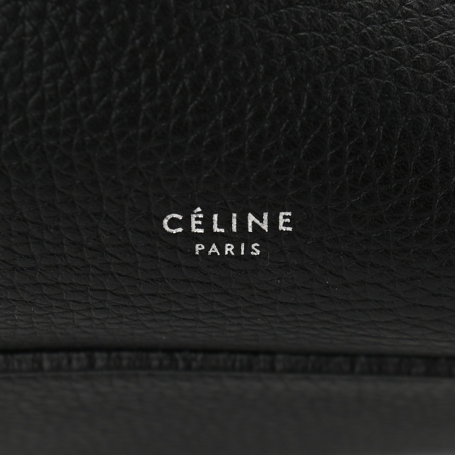Supple Grained Calfskin Medium Big Bag Black