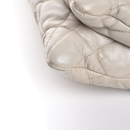 Chanel Lambskin Quilted 3 Accordion Flap Bag White 19 of 21
