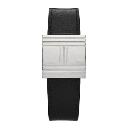 Hermes Stainless Steel Epsom 26mm Glissade Quartz Watch Noir 1 of 4