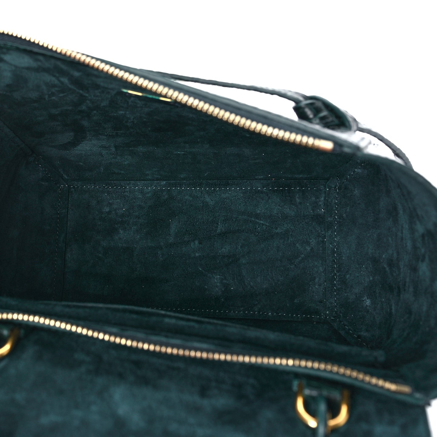 Calfskin Crocodile Embossed Micro Belt Bag Amazone