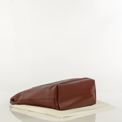 Balenciaga Calfskin Pocket Tote M Chocolate Black 4 of 9
