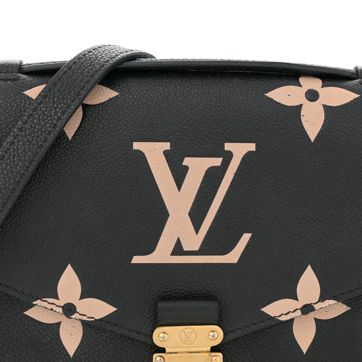 Louis Vuitton Empreinte Monogram Giant Pochette Metis Black Beige 7 of 15
