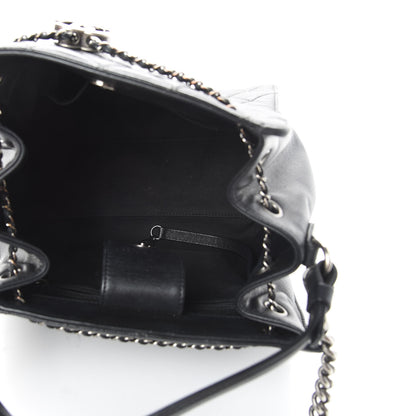 Chanel Caviar Quilted Medium CC Bucket Bag Black 6 of 13