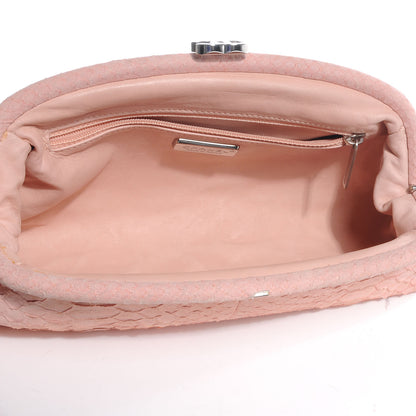 Chanel Python Timeless Clutch Pink 4 of 7