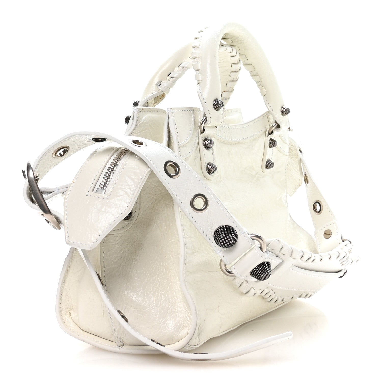 バレンシアガ　ルカゴール　ホワイト　S Balenciaga Le Cagole ショルダーバッグ XS 通販 - FARFETCH