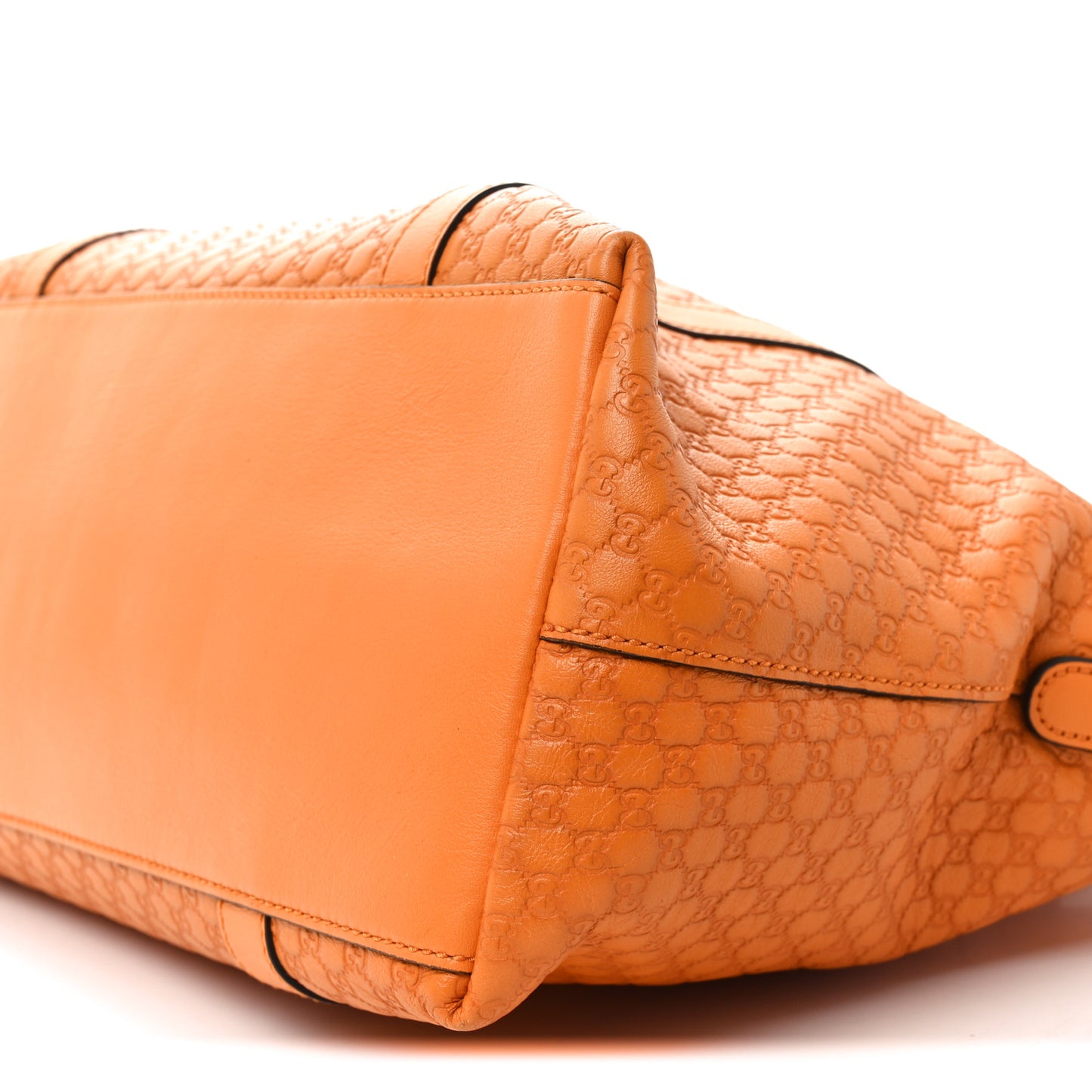 Microguccissima Medium GG Charm Dome Satchel Orange