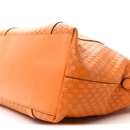 Gucci Microguccissima Medium GG Charm Dome Satchel Orange 11 of 12