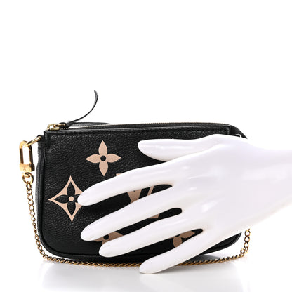 Louis Vuitton Empreinte Monogram Giant Mini Pochette Accessories Black 2 of 6
