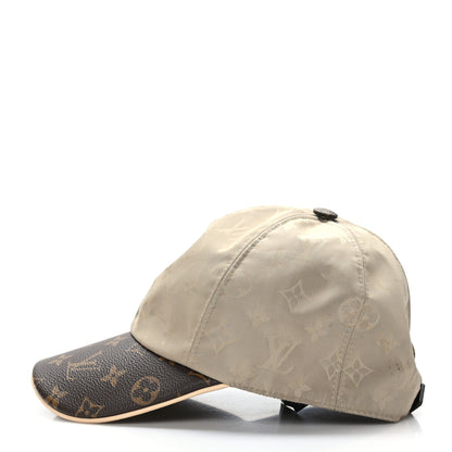 Louis Vuitton Monogram Polyester Silk LV Get Ready Cap Beige 5 of 8