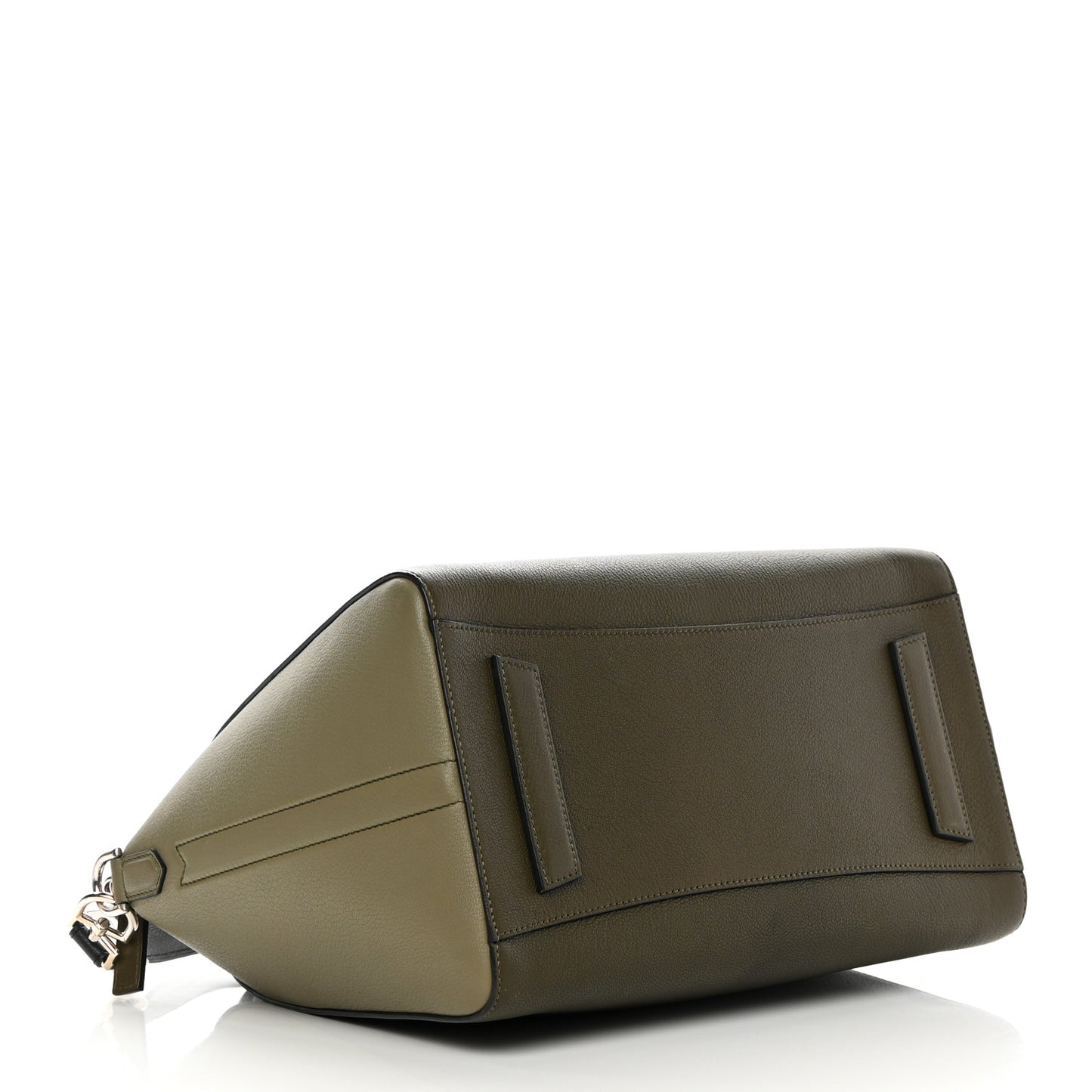 Sugar Goatskin Medium Tri-Color Antigona Khaki Black