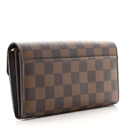 Louis Vuitton Damier Ebene Sarah Wallet NM 2 of 7