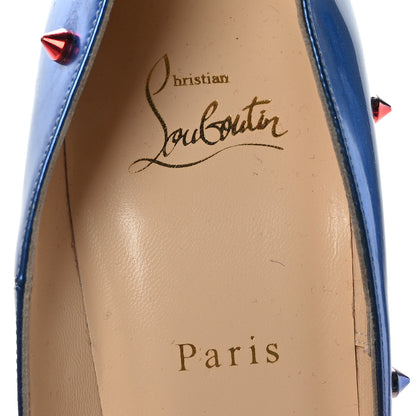 Christian Louboutin Patent Scarabe Degraspike 120 Pumps 39.5 Rose Digitale 7 of 7