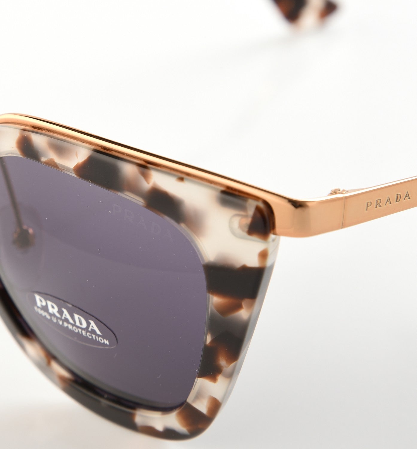 Prada Cinema Sunglasses SPR 53S White Havana 7 of 7