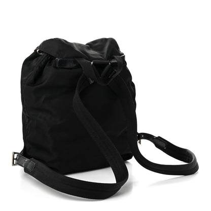 Prada Tessuto Nylon Vela Cinch Backpack Black 2 of 9