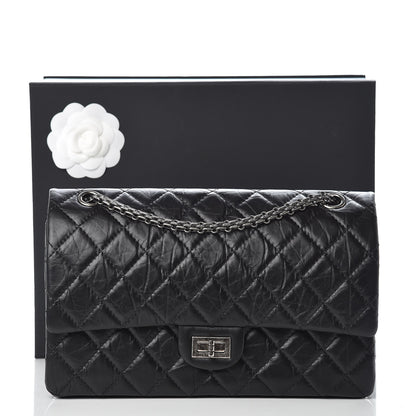 Chanel Aged Calfskin Quilted 2.55 Reissue 226 Flap Black 10 of 10