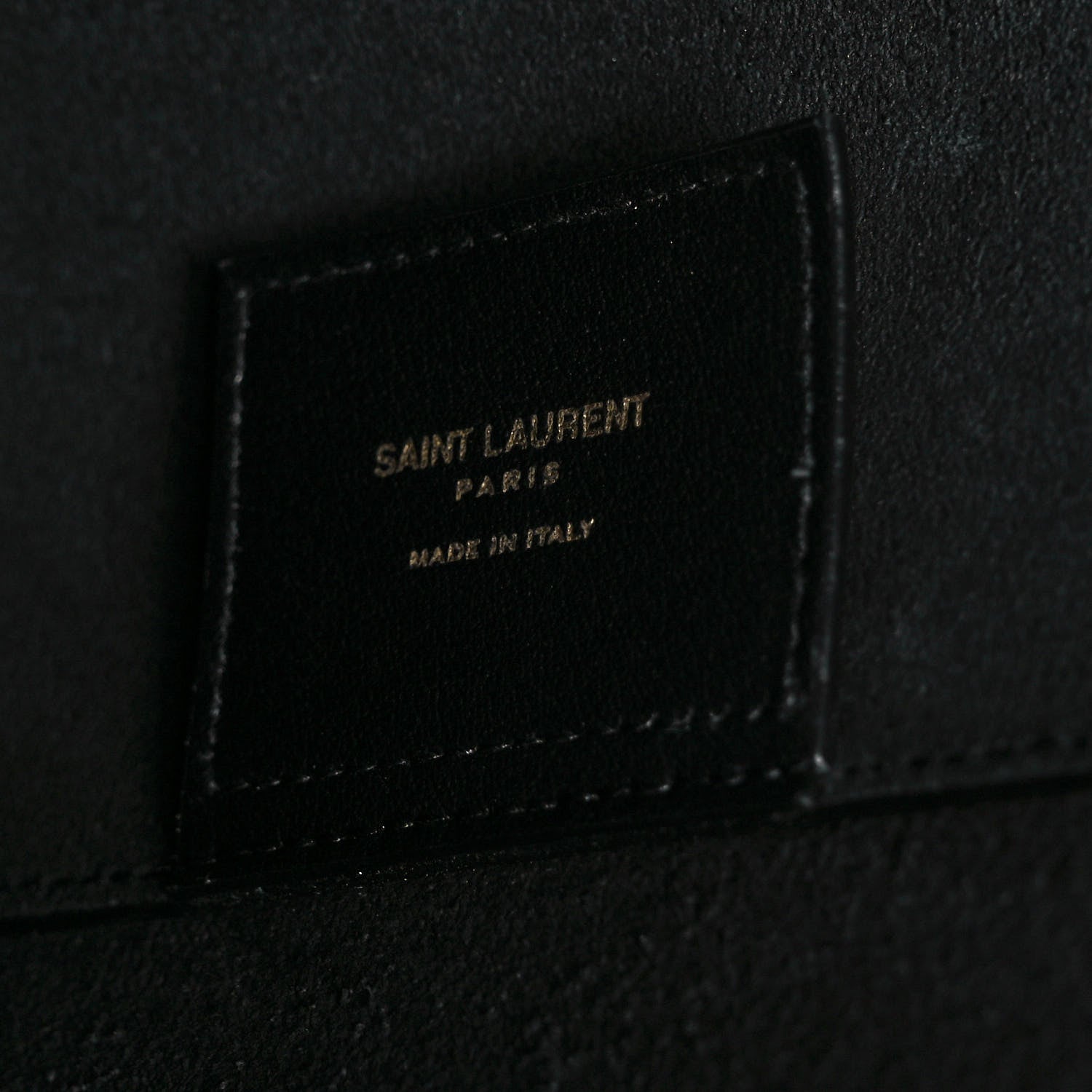 Saint Laurent Calfskin Large Shopping Tote Black 7 of 9
