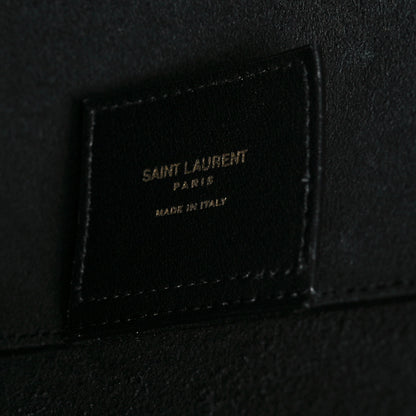 Saint Laurent Calfskin Large Shopping Tote Black 7 of 9