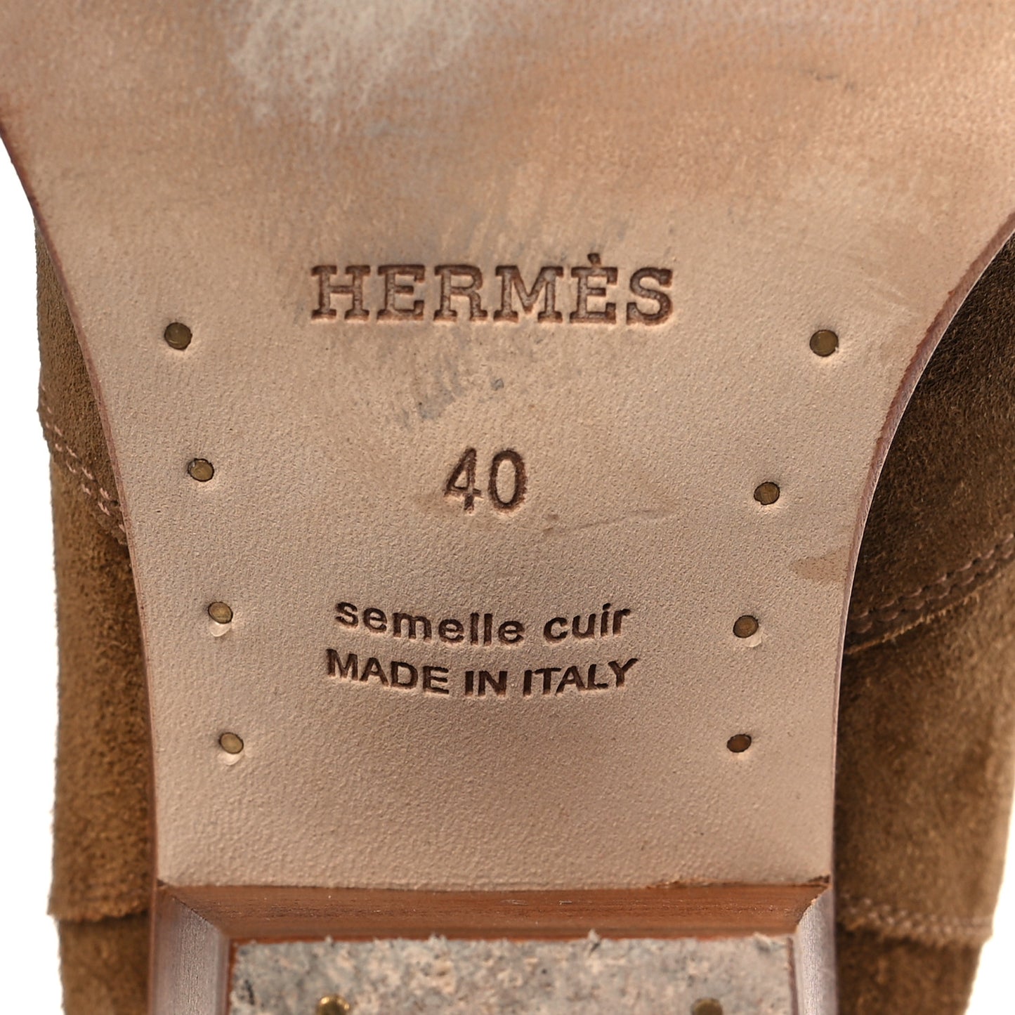 Suede Womens Vegas Ankle Boot 40 Brun Fume