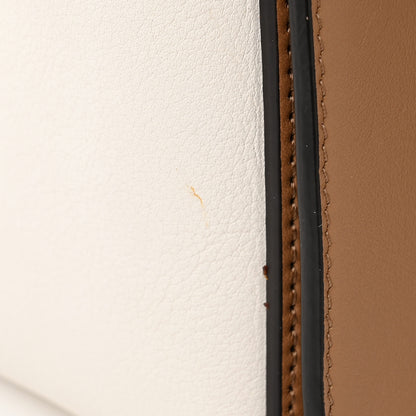 Celine Shiny Smooth Calfskin Medium Frame Shoulder Bag Tan Optic White 13 of 13