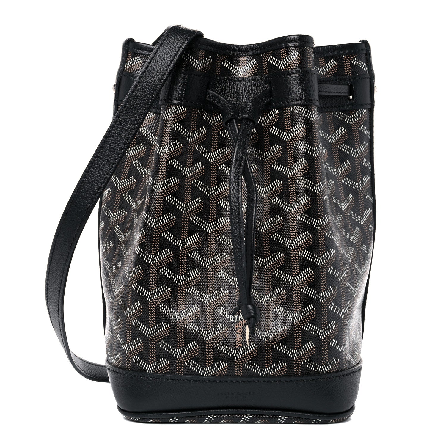 Goyard Goyardine Petit Flot Bucket Bag PM Black 1 of 9