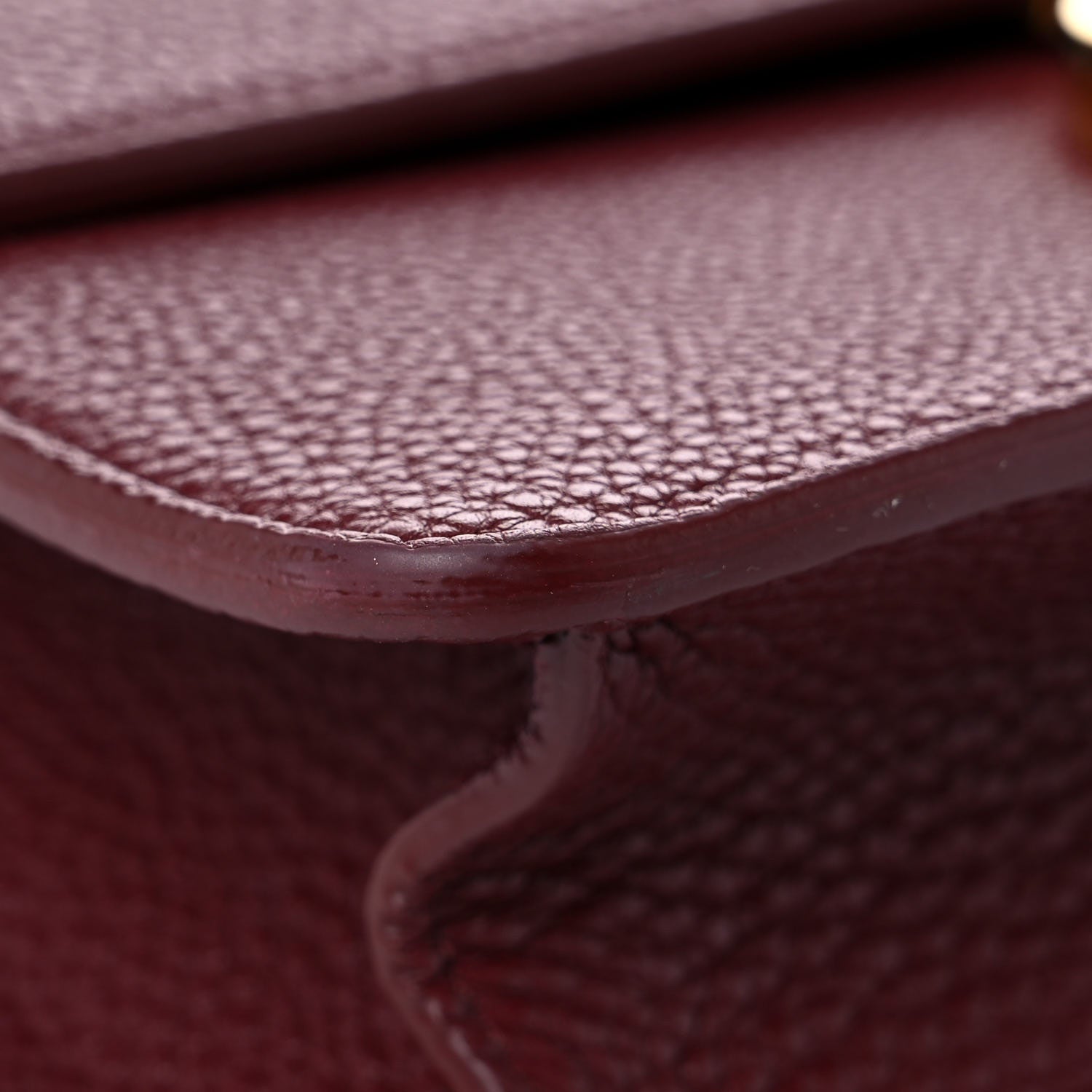 Christian Dior Grained Calfskin 30 Montaigne Flap Bag Red Brick 8 of 20