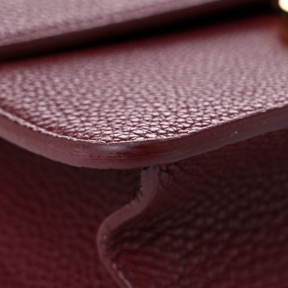Christian Dior Grained Calfskin 30 Montaigne Flap Bag Red Brick 8 of 20