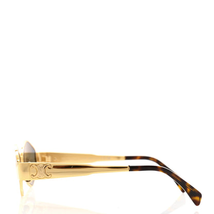 Celine Metal Triomphe Sunglasses CL40254U Gold 3 of 7