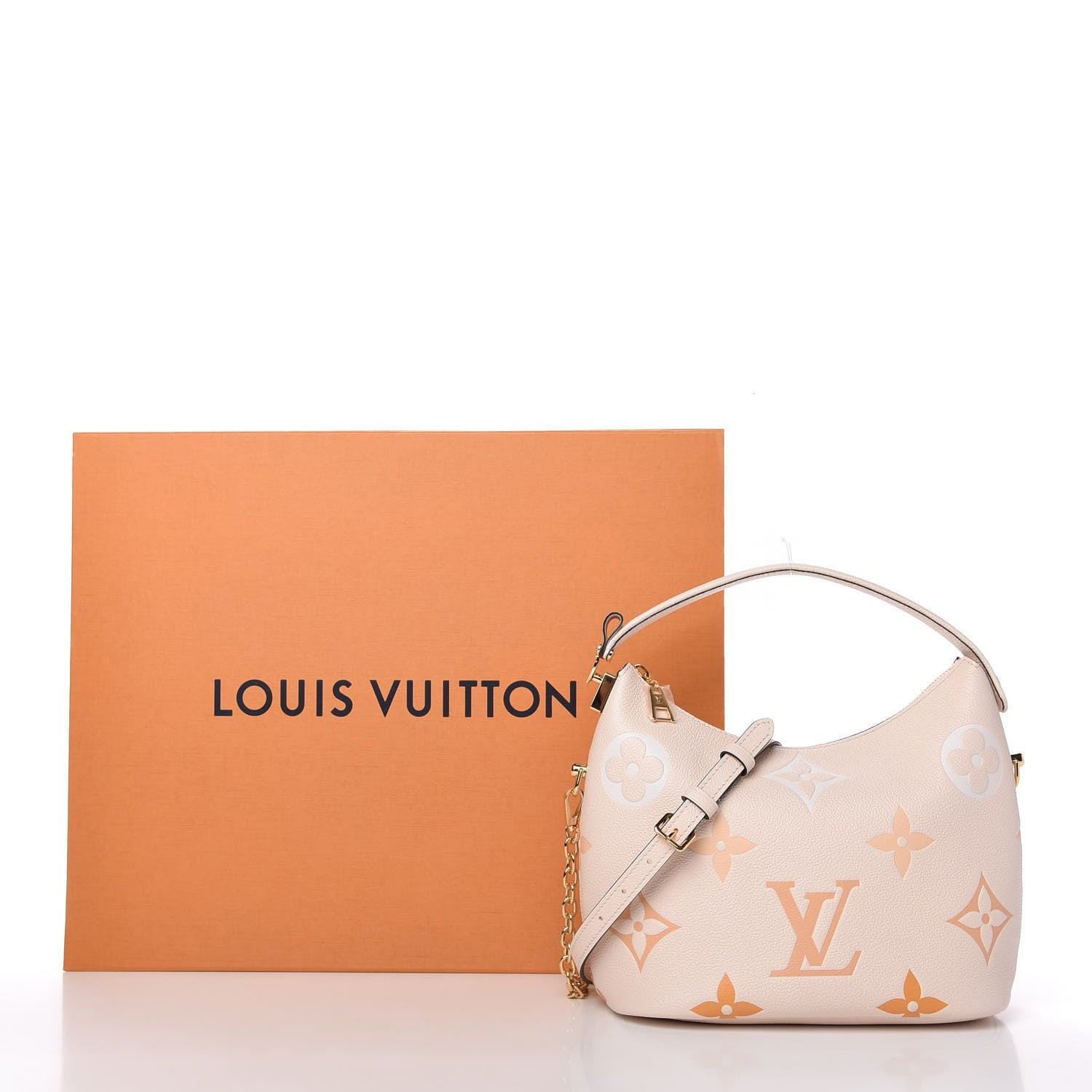 Louis Vuitton Empreinte Monogram Giant By The Pool Marshmallow Hobo Cream Saffron 10 of 10