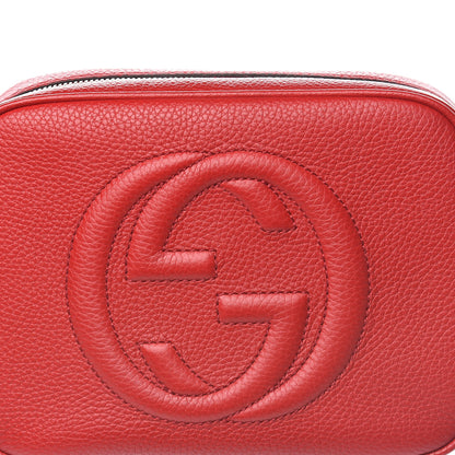Gucci Pebbled Calfskin Small Soho Disco Bag Tabasco Red 10 of 10