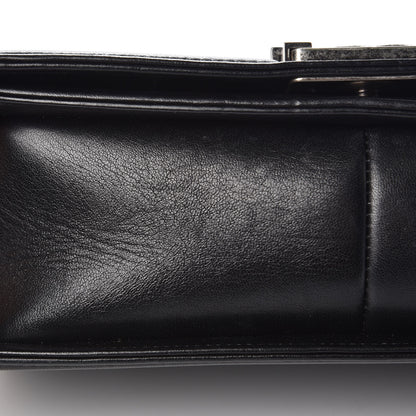 Chanel Lambskin Quilted Medium Boy Flap Black 15 of 15
