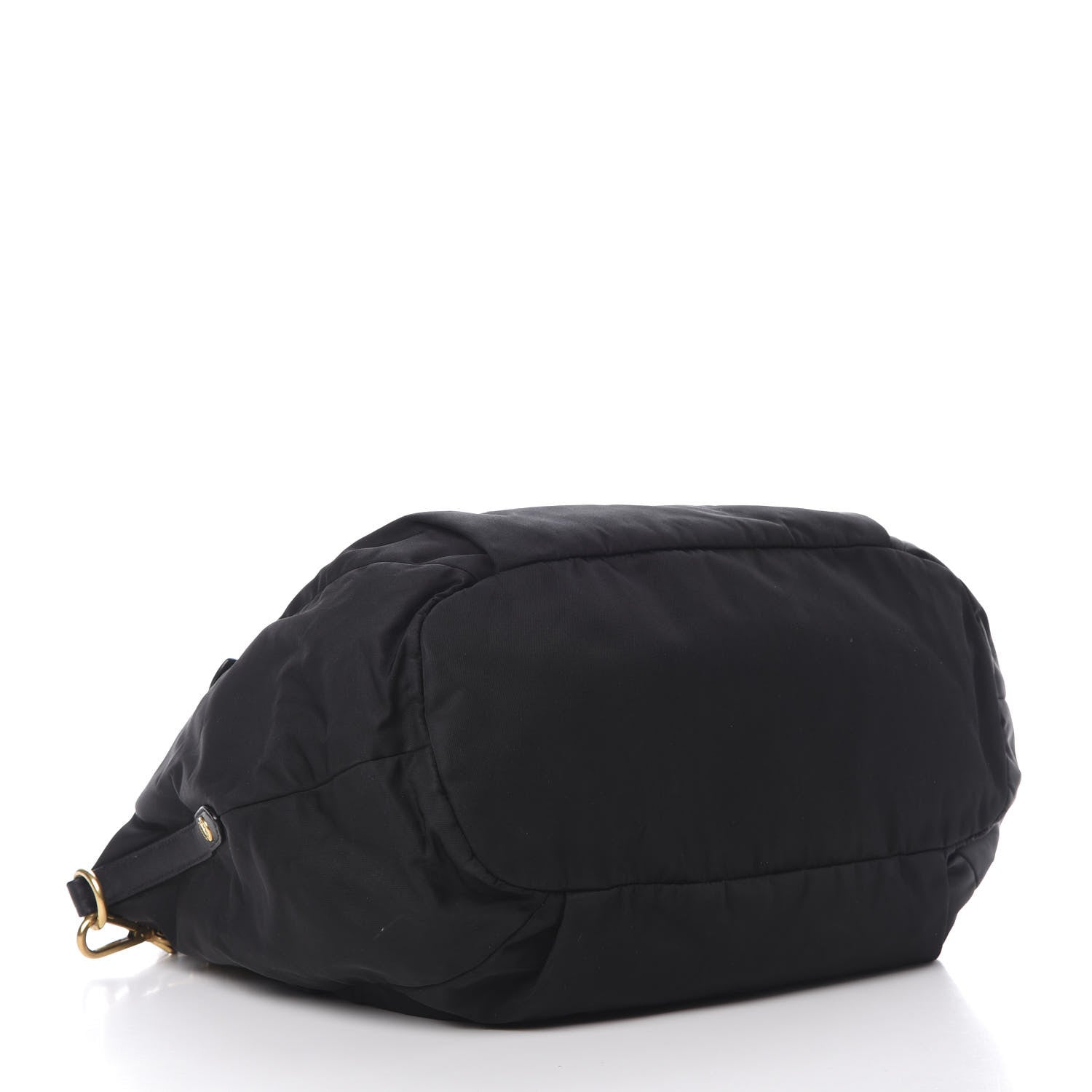 Prada Tessuto Nylon Soft Calf Tote Black 4 of 16