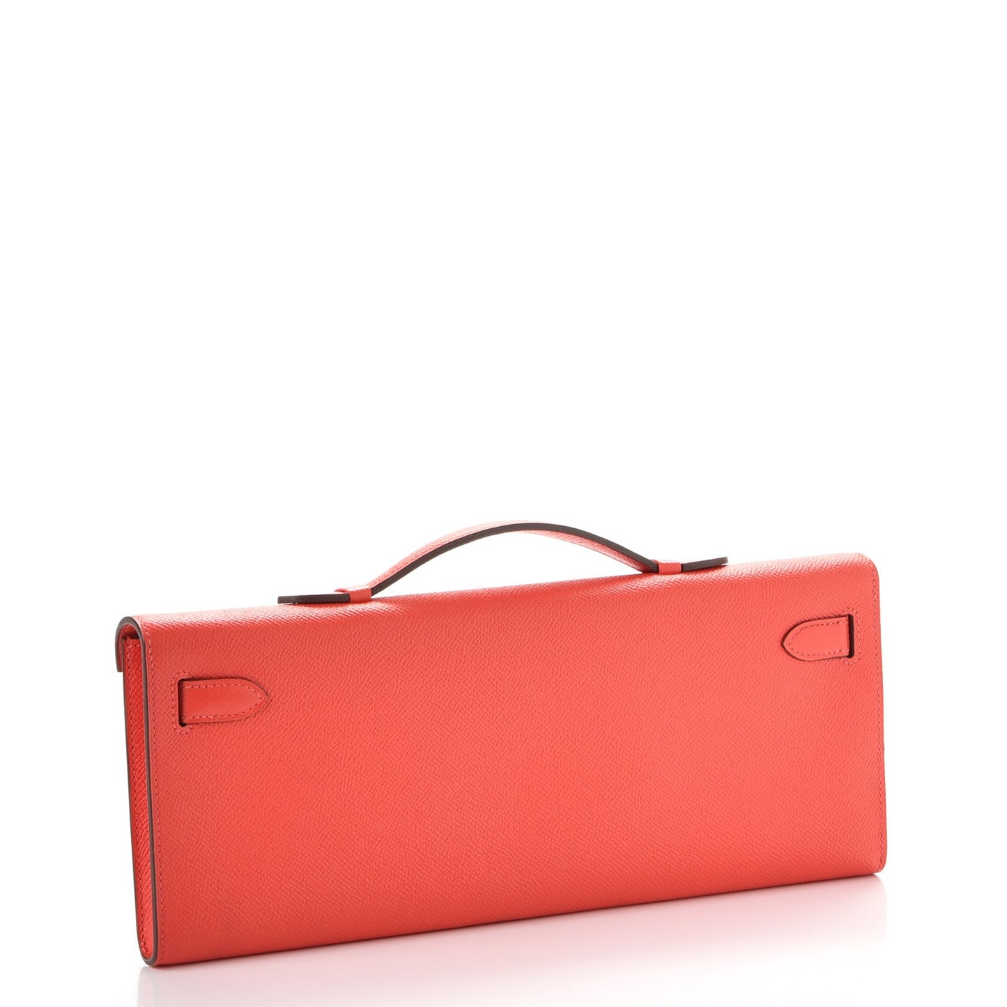 Epsom Kelly Cut Clutch Pochette Rose Jaipur