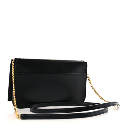 Saint Laurent Smooth Calfskin Monogram Phone Holder Crossbody Black 3 of 8