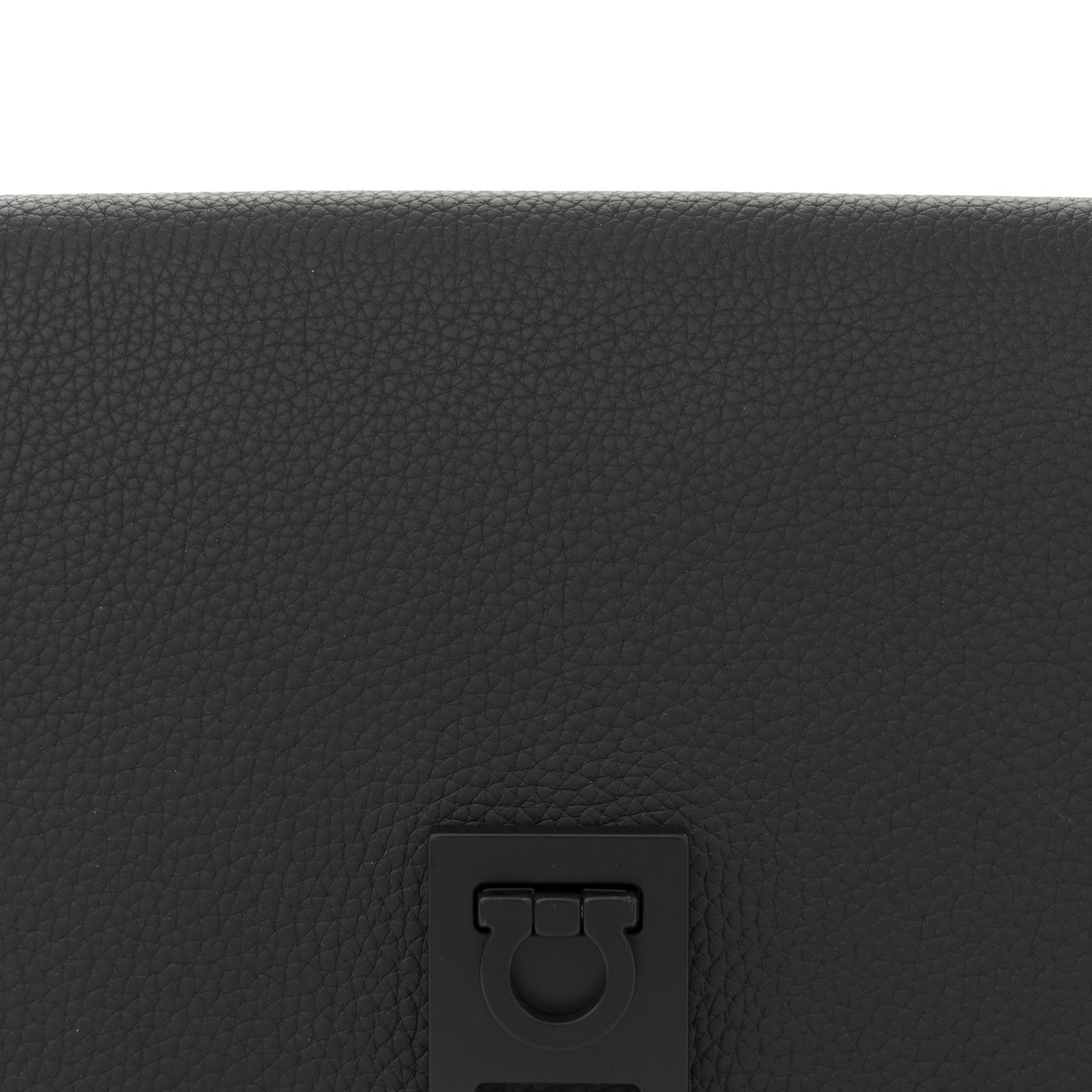 Salvatore Ferragamo Grained Calfskin Belt Bag Black 8 of 10