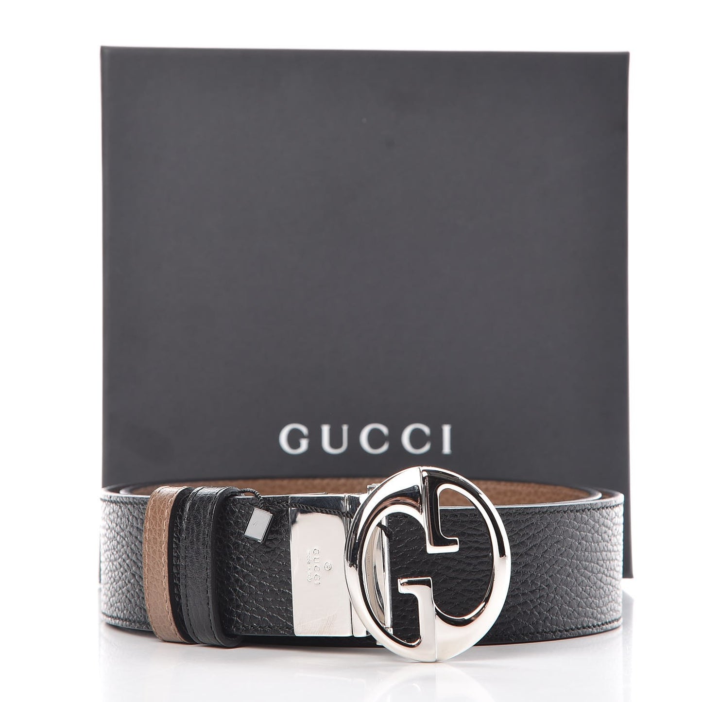 Calfskin 1973 Reversible Belt 90 36 Black Brown
