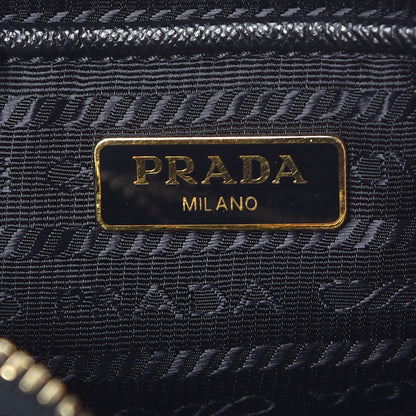 Prada Tessuto Nylon Convertible Crossbody Wristlet Black 8 of 10