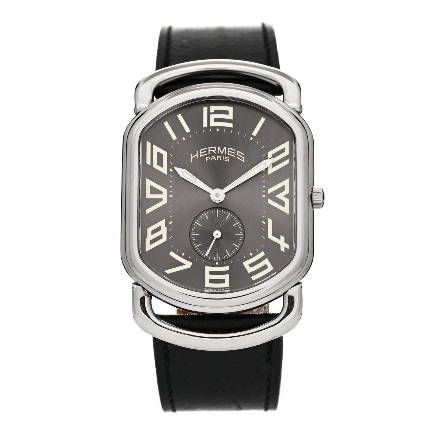 Stainless Steel Epsom 31mm Rallye Quartz Watch Noir