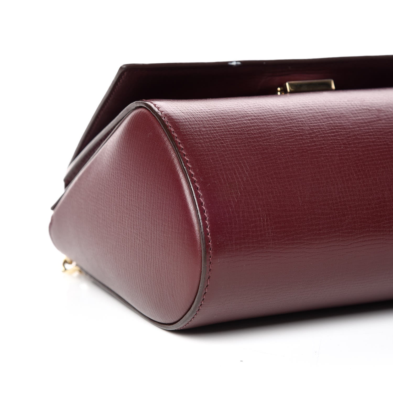 Givenchy Textured Calfskin Mini Pandora Box Chain Crossbody Bag Oxblood 5 of 9