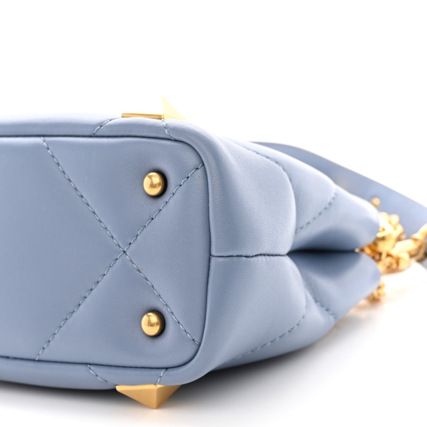 Nappa Mini Roman Stud The Handle Bag Niagara