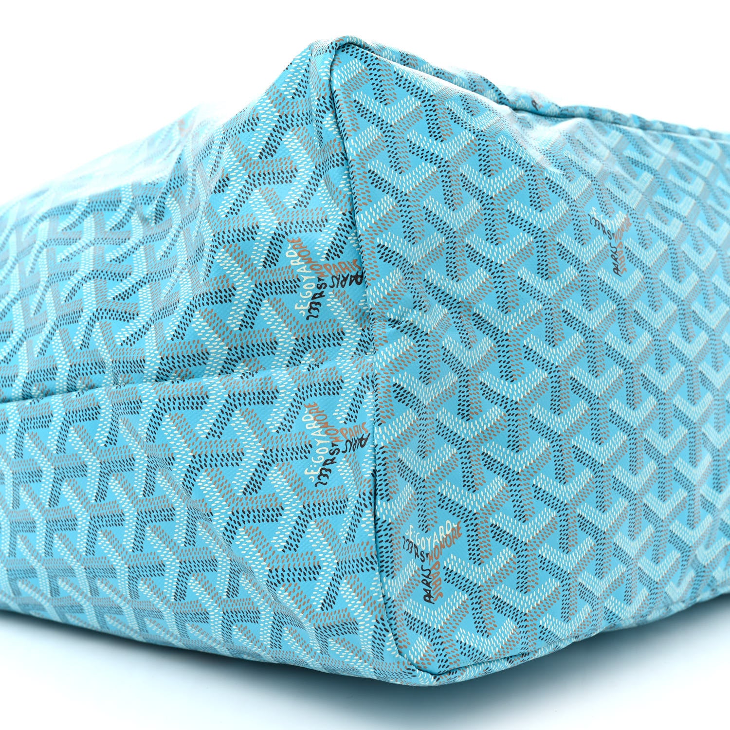 Goyard Goyardine Saint Louis GM Balise Beach Towel Set Turquoise 10 of 12