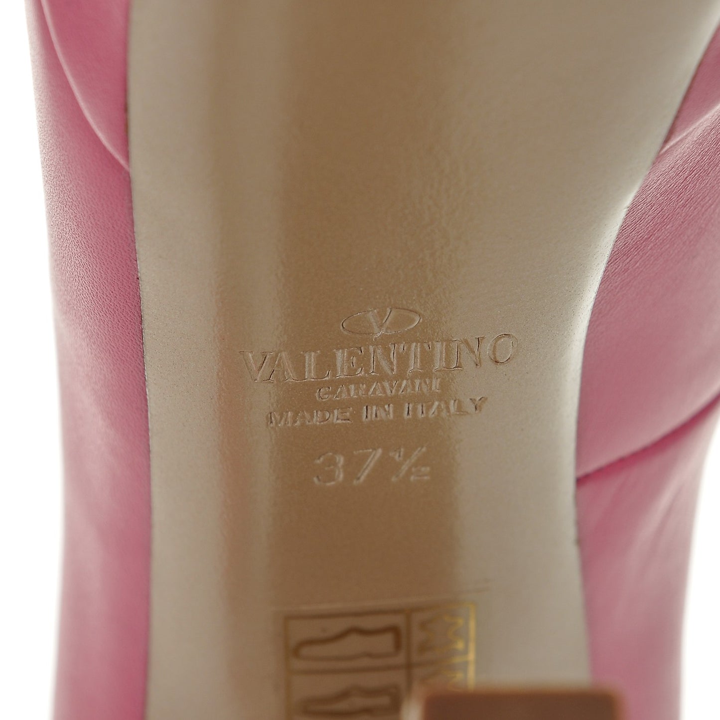 Calfskin Platform Pumps 37.5 Bubblegum