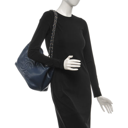 Chanel Caviar Timeless CC Soft Tote Navy Blue 2 of 7