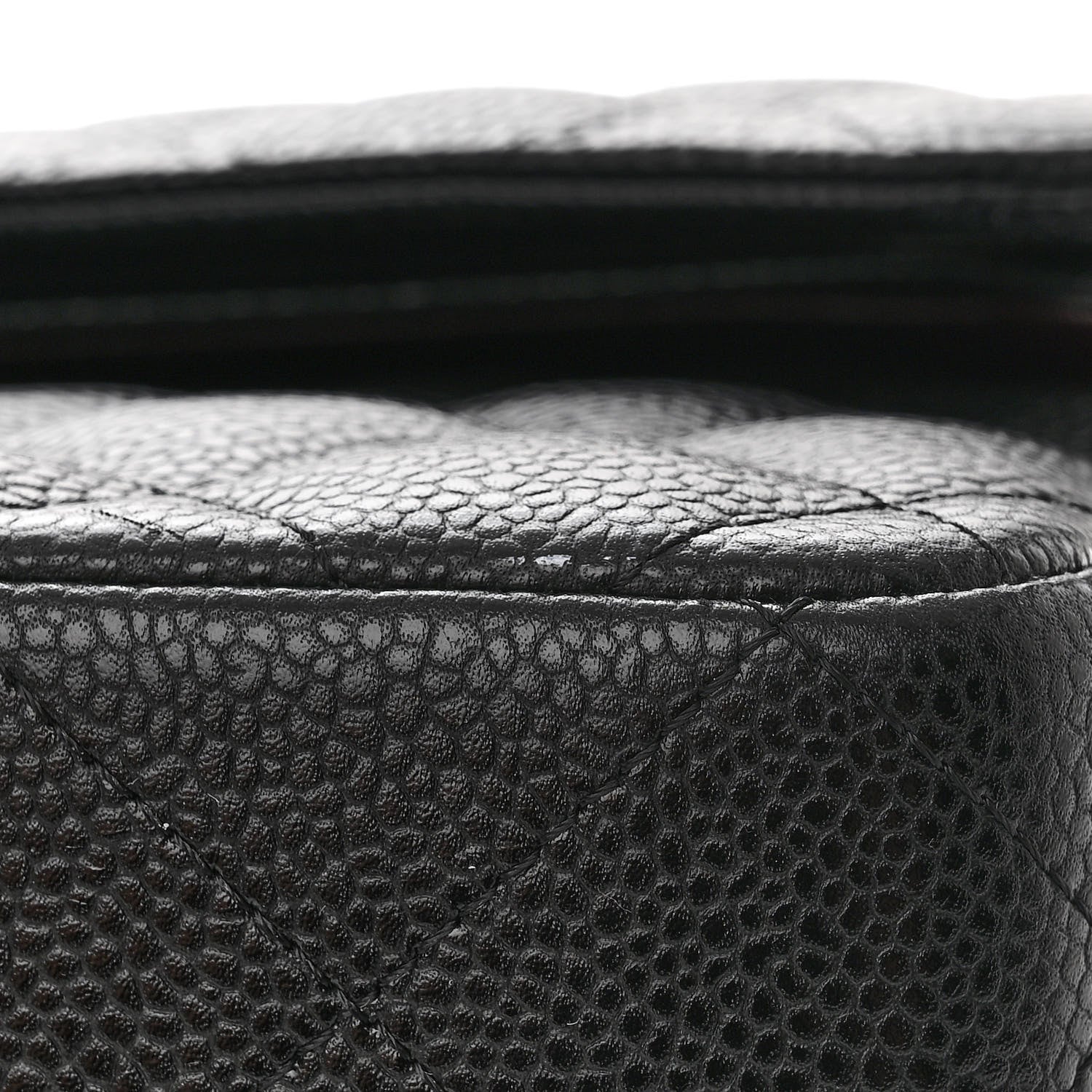 Chanel Caviar Quilted Jumbo Double Flap Black 11 of 16