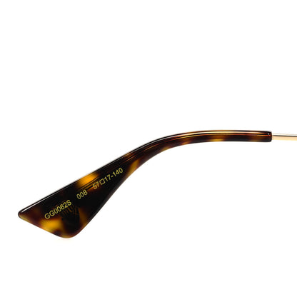 Gucci Metal Web Aviator Sunglasses GG0062S Green Red 6 of 6