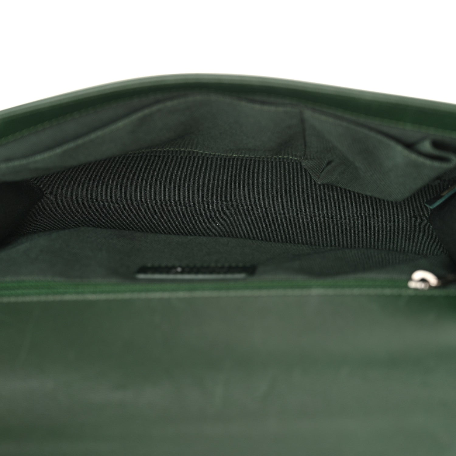 Chanel Lambskin Quilted New Medium Boy Flap Dark Green 5 of 15