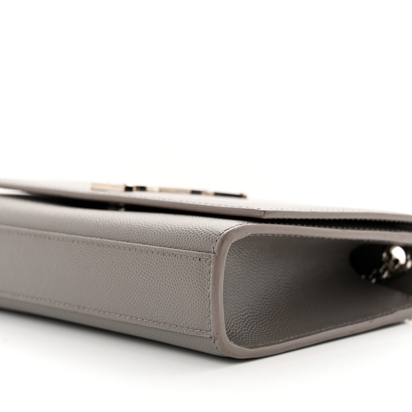 Grain De Poudre Classic Monogram Kate Satchel Grey