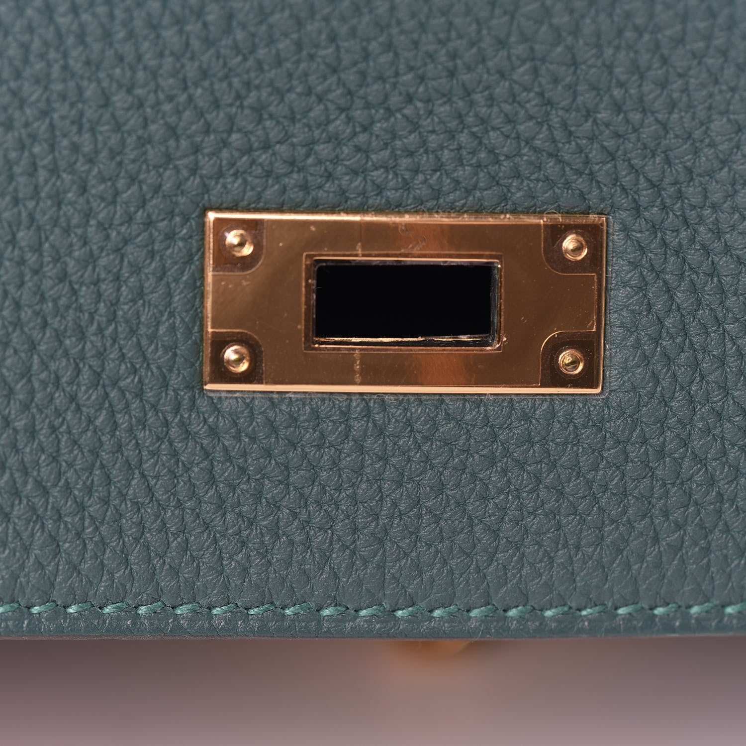 Hermes Togo Kelly Retourne 28 Malachite 30 of 39